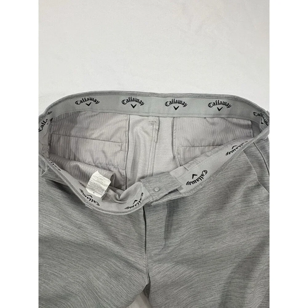 Callaway Men's Opti-Dri Stretch Golf Shorts in a heather gray size 36